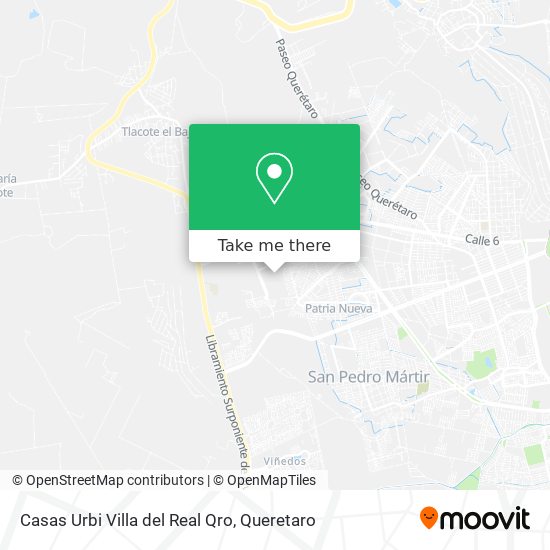 Casas Urbi Villa del Real Qro map