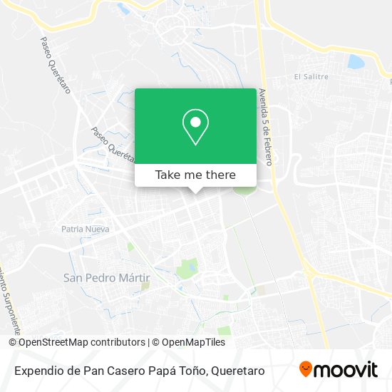 Expendio de Pan Casero Papá Toño map