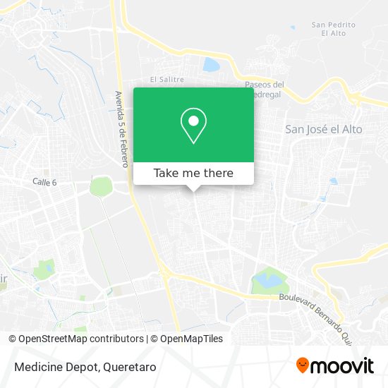 Mapa de Medicine Depot