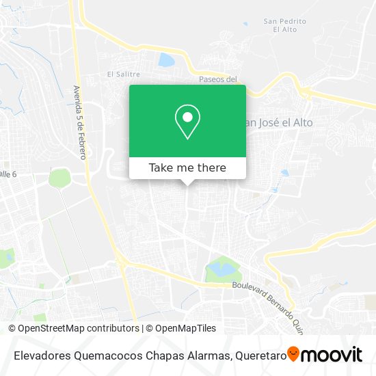 Mapa de Elevadores Quemacocos Chapas Alarmas