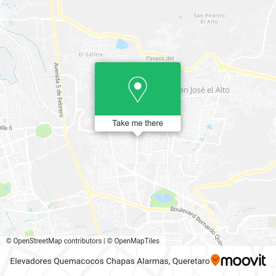 Elevadores Quemacocos Chapas Alarmas map
