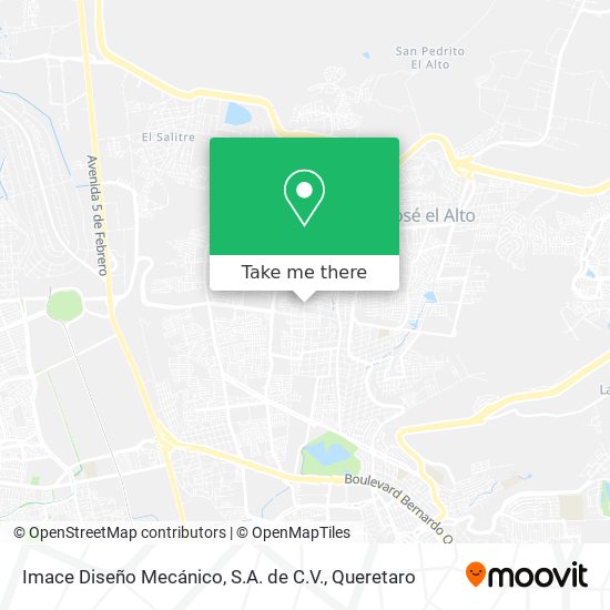 Imace Diseño Mecánico, S.A. de C.V. map