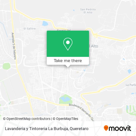 Lavanderia y Tintoreria La Burbuja map