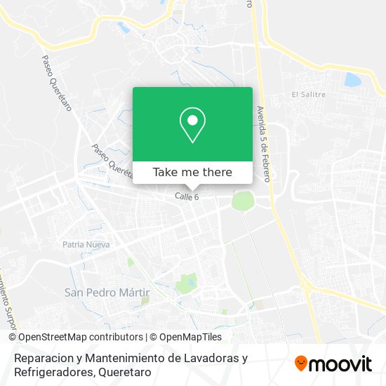 Mapa de Reparacion y Mantenimiento de Lavadoras y Refrigeradores