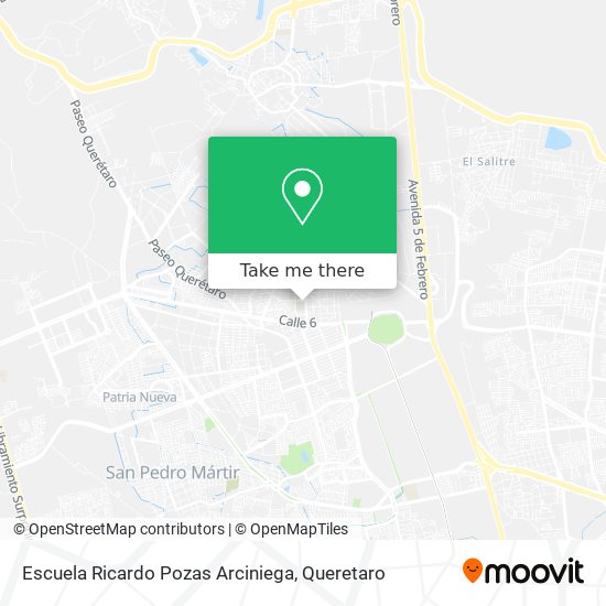 Mapa de Escuela Ricardo Pozas Arciniega