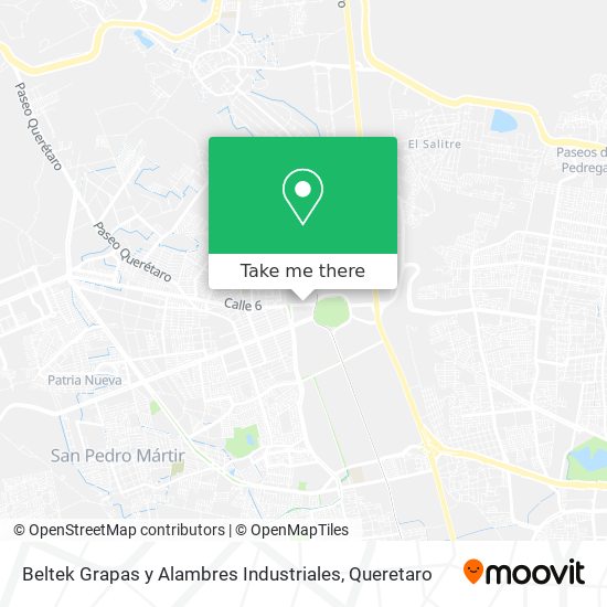 Mapa de Beltek Grapas y Alambres Industriales