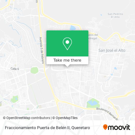 Fraccionamiento Puerta de Belén II map