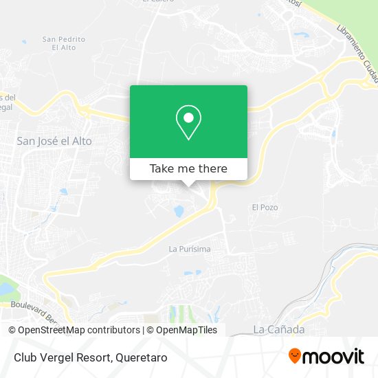 Club Vergel Resort map