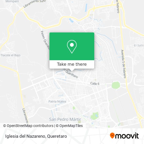 Iglesia del Nazareno map