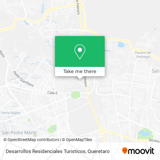 Desarrollos Residenciales Turisticos map