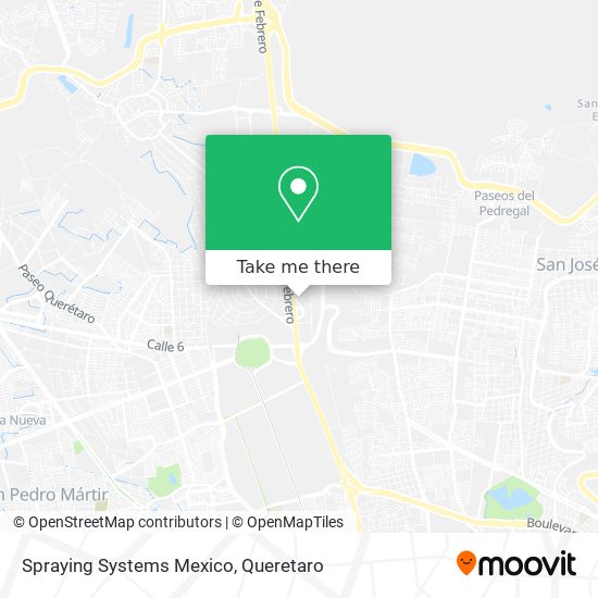 Spraying Systems Mexico map