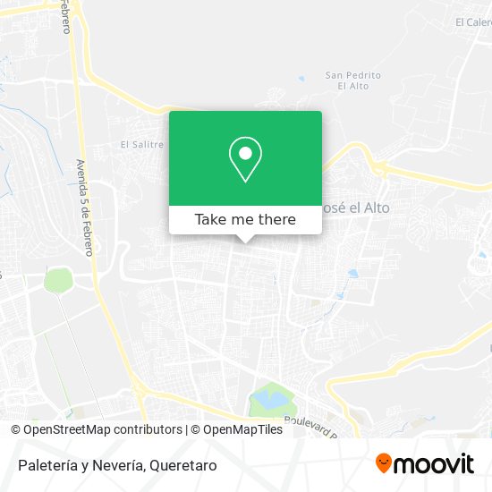 Paletería y Nevería map