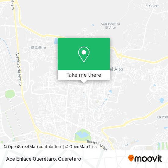 Mapa de Ace Enlace Querétaro