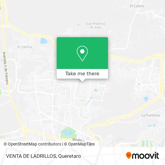 VENTA DE LADRILLOS map