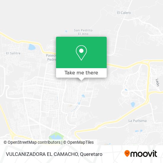 VULCANIZADORA EL CAMACHO map