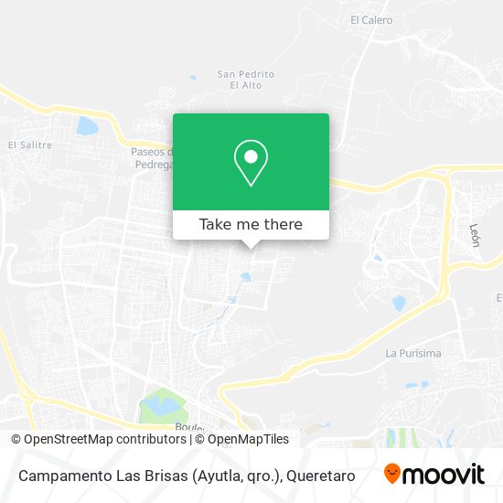 Campamento Las Brisas (Ayutla, qro.) map