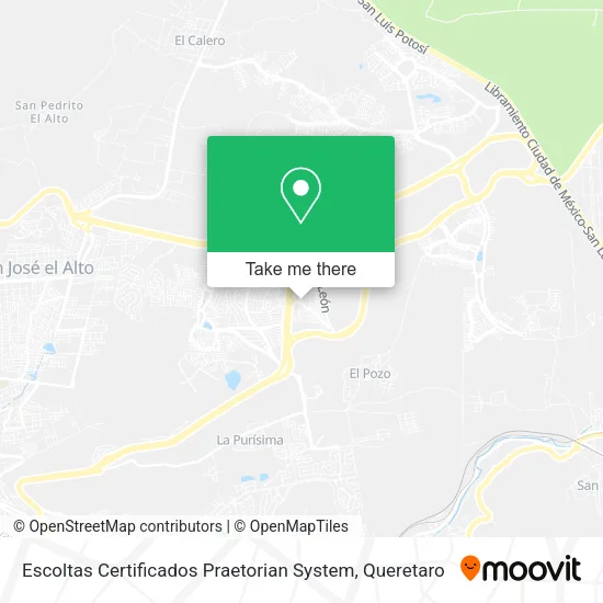 Mapa de Escoltas Certificados Praetorian System