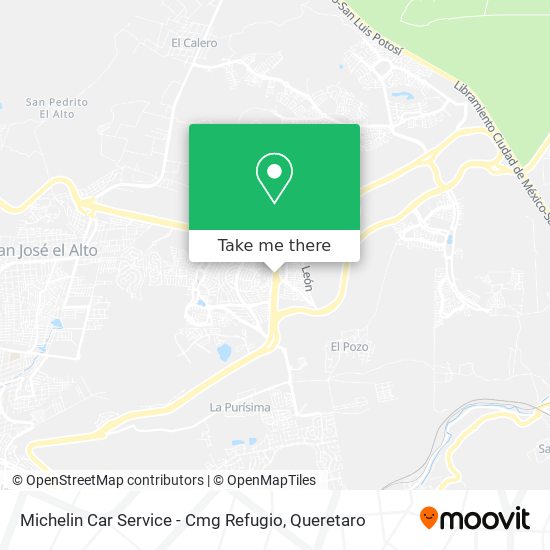 Michelin Car Service - Cmg Refugio map