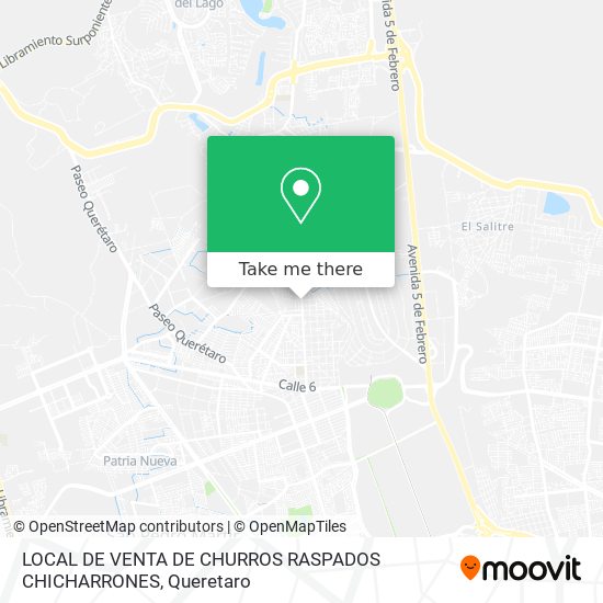 LOCAL DE VENTA DE CHURROS RASPADOS CHICHARRONES map