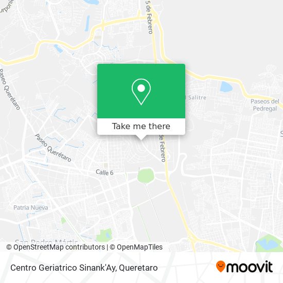 Centro Geriatrico Sinank'Ay map