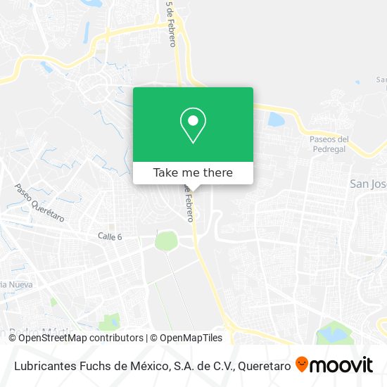 Lubricantes Fuchs de México, S.A. de C.V. map