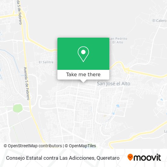 Mapa de Consejo Estatal contra Las Adicciones