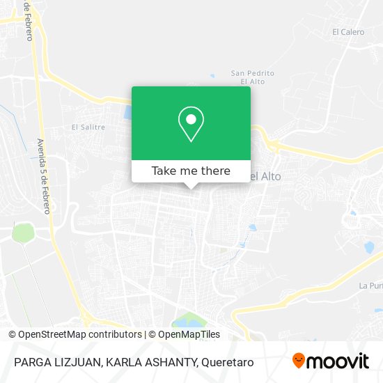 PARGA LIZJUAN, KARLA ASHANTY map