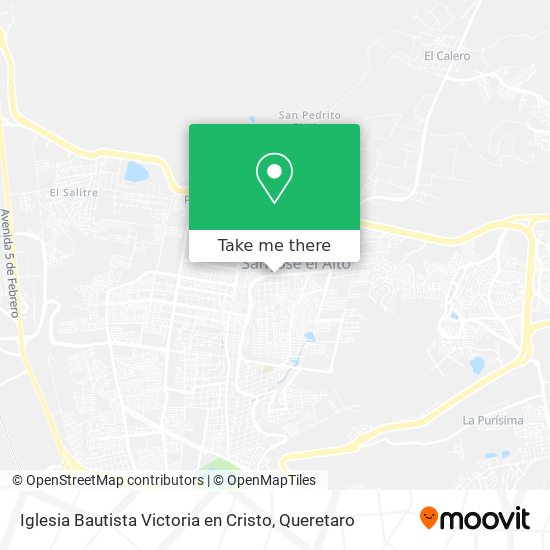 Iglesia Bautista Victoria en Cristo map
