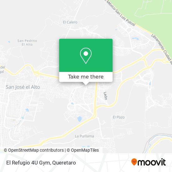 Mapa de El Refugio 4U Gym