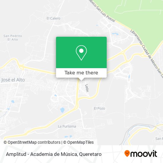 Amplitud - Academia de Música map