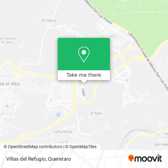Mapa de Villas del Refugio