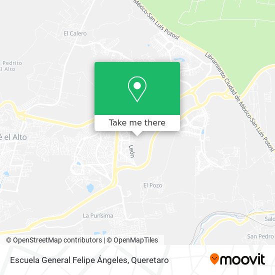 Escuela General Felipe Ángeles map