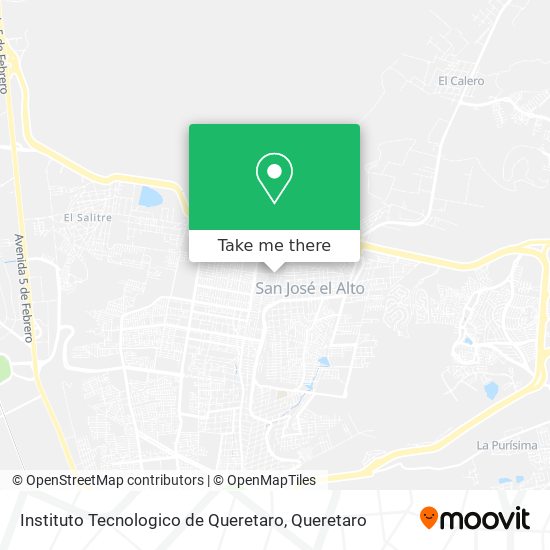 Instituto Tecnologico de Queretaro map