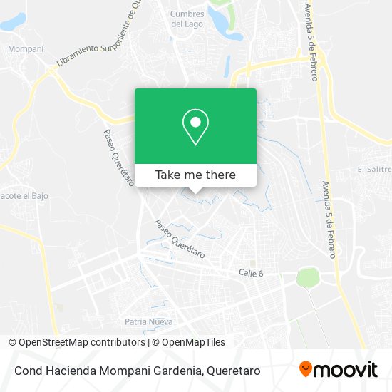 Cond Hacienda Mompani Gardenia map