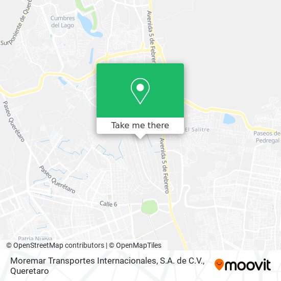 Moremar Transportes Internacionales, S.A. de C.V. map