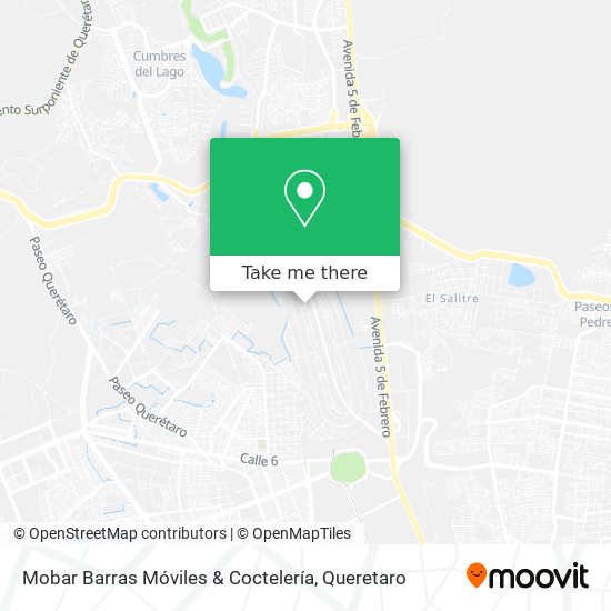 Mapa de Mobar Barras Móviles & Coctelería