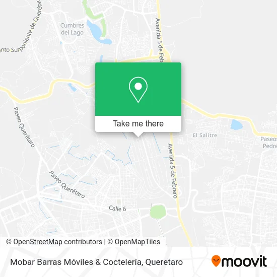 Mapa de Mobar Barras Móviles & Coctelería