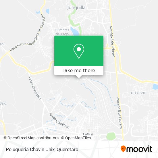 Peluqueria Chavin Unix map