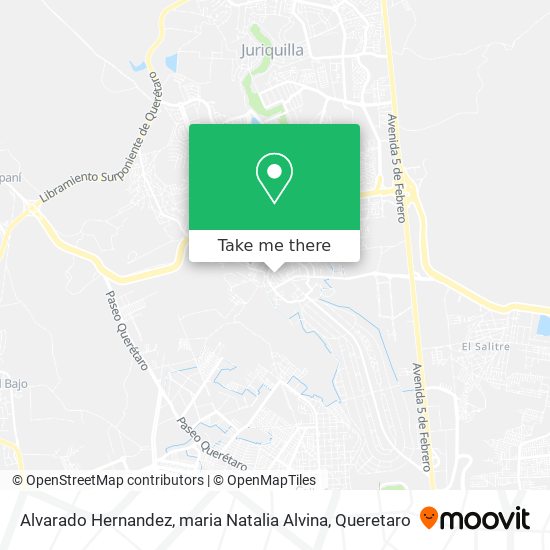 Alvarado Hernandez, maria Natalia Alvina map
