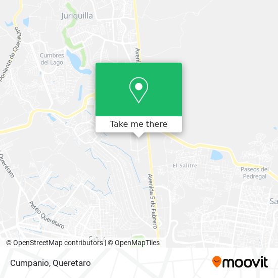 Mapa de Cumpanio