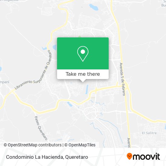 Condominio La Hacienda map