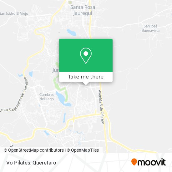 Mapa de Vo Pilates