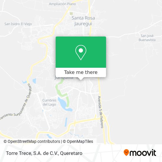 Mapa de Torre Trece, S.A. de C.V.
