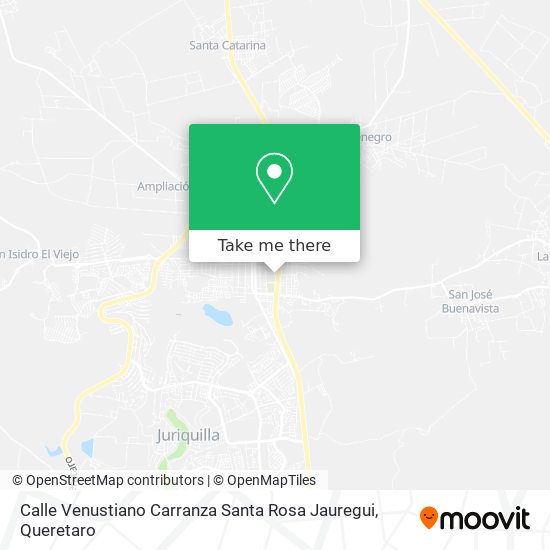 Mapa de Calle Venustiano Carranza Santa Rosa Jauregui