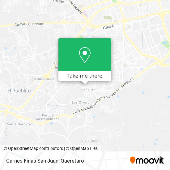 Carnes Finas San Juan map