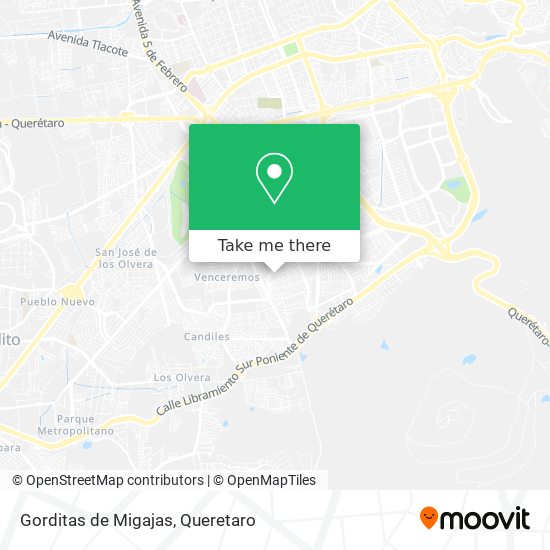 Mapa de Gorditas de Migajas
