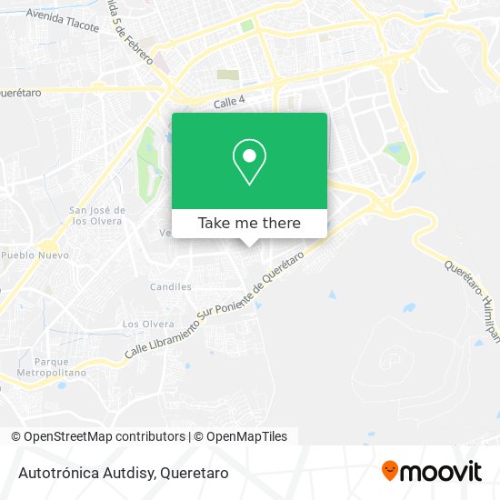 Autotrónica Autdisy map