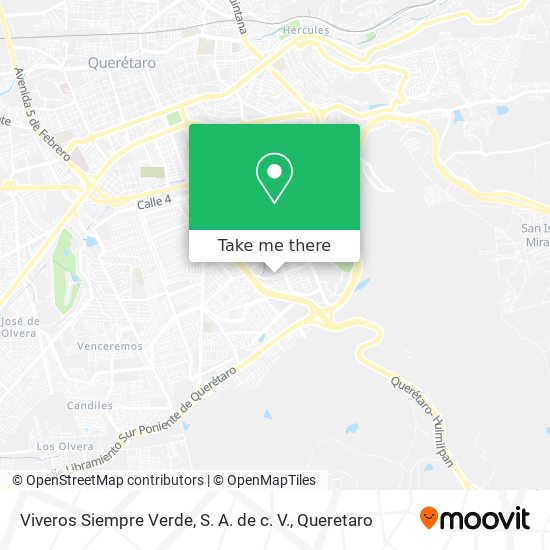 Viveros Siempre Verde, S. A. de c. V. map
