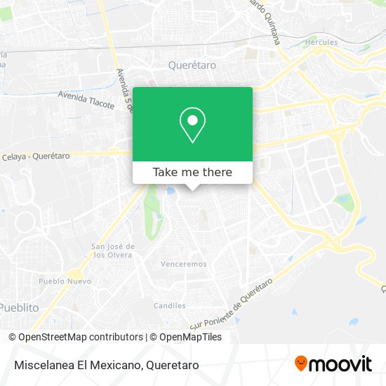 Miscelanea El Mexicano map