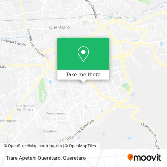 Tiare Apetahi Querétaro map